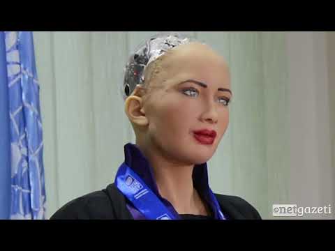 ჰუმანოიდი რობოტი სოფია ჟურნალისტებს პასუხობს - Humanoid Robot Sophia Answers Questions
